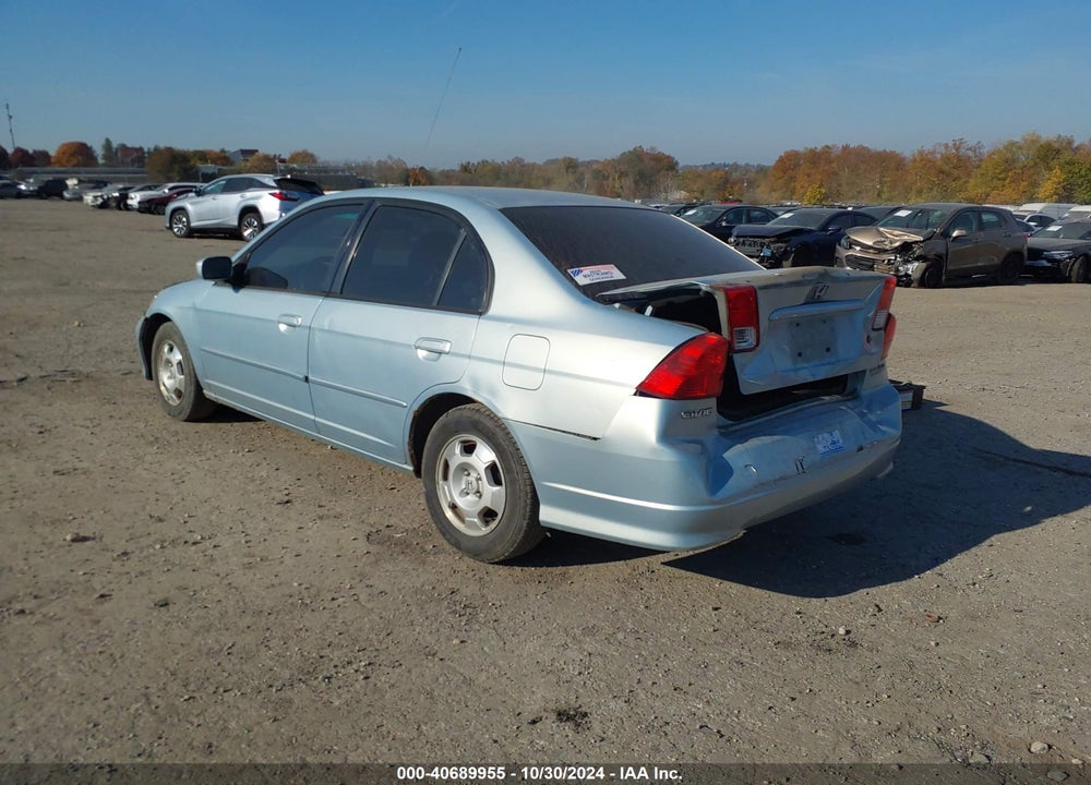 2004 HONDA CIVIC HYBRID VIN: JHMES95694S014862
