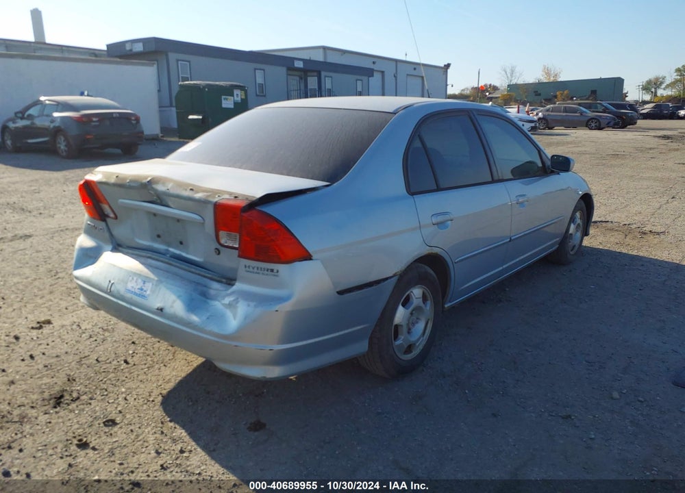 2004 HONDA CIVIC HYBRID VIN: JHMES95694S014862