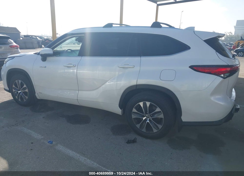 2020 TOYOTA HIGHLANDER HYBRID XLE VIN: 5TDHBRCH0LS500535