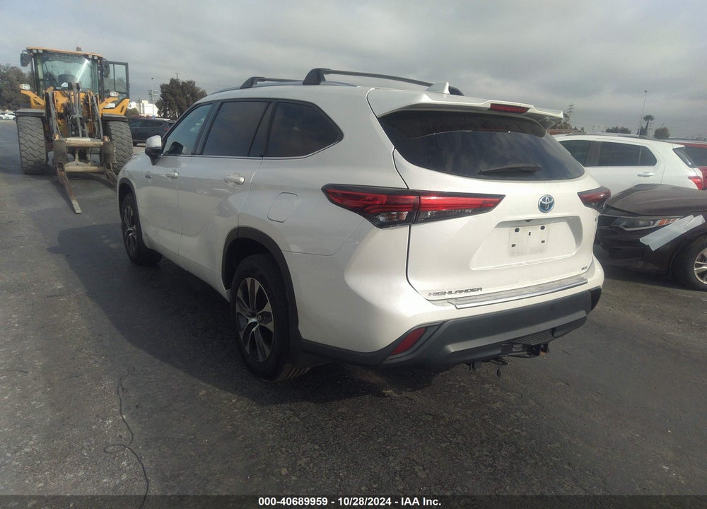 2020 TOYOTA HIGHLANDER HYBRID XLE VIN: 5TDHBRCH0LS500535