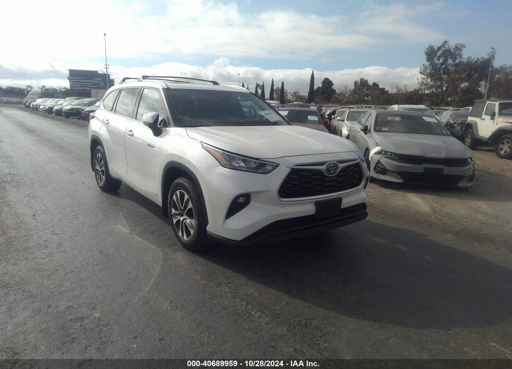 2020 TOYOTA HIGHLANDER HYBRID XLE VIN: 5TDHBRCH0LS500535