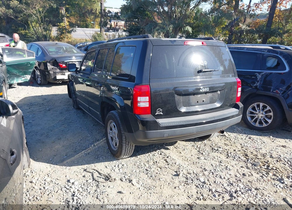2017 JEEP PATRIOT SPORT FWD VIN: 1C4NJPBB3HD203611