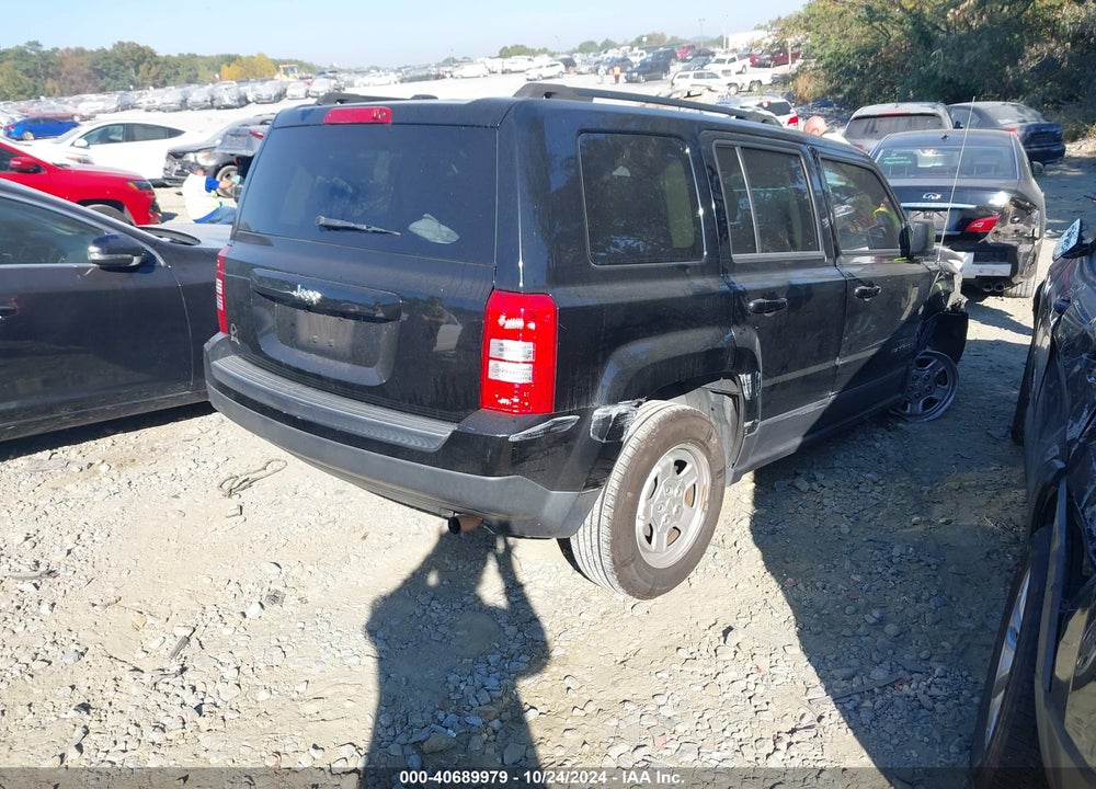 2017 JEEP PATRIOT SPORT FWD VIN: 1C4NJPBB3HD203611