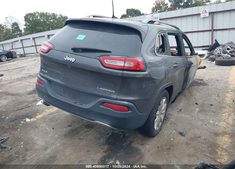 2017 JEEP CHEROKEE LIMITED 4X4 VIN: 1C4PJMDB8HW649651