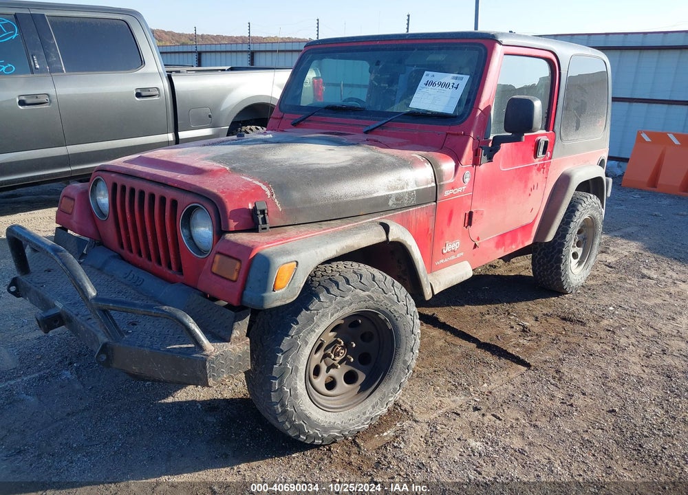 2006 JEEP WRANGLER SPORT RHD VIN: 1J4F449SX6P764488