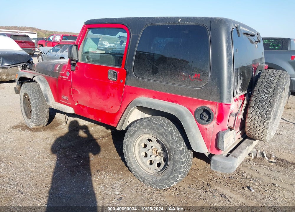 2006 JEEP WRANGLER SPORT RHD VIN: 1J4F449SX6P764488