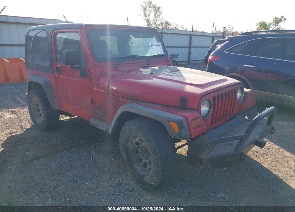 2006 JEEP WRANGLER SPORT RHD VIN: 1J4F449SX6P764488