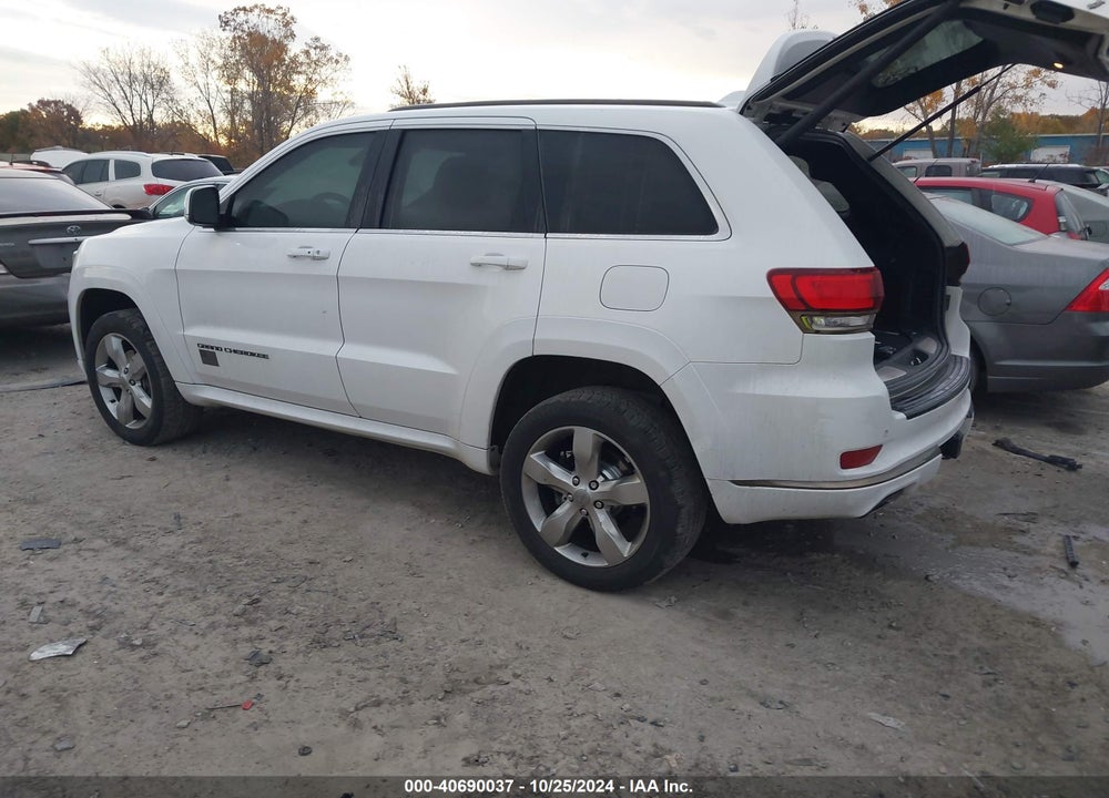 2015 JEEP GRAND CHEROKEE HIGH ALTITUDE VIN: 1C4RJFCG5FC124708
