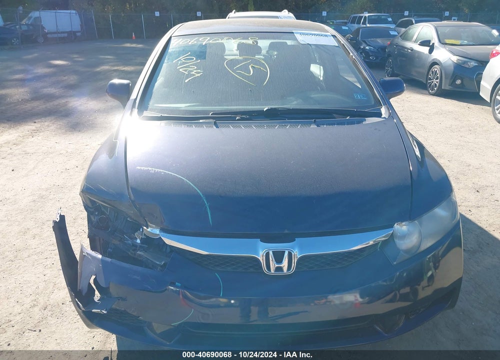 2009 HONDA CIVIC LX VIN: 2HGFA16549H527498