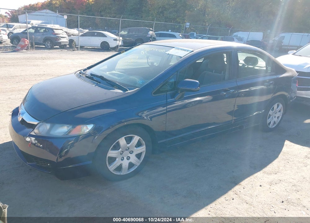 2009 HONDA CIVIC LX VIN: 2HGFA16549H527498