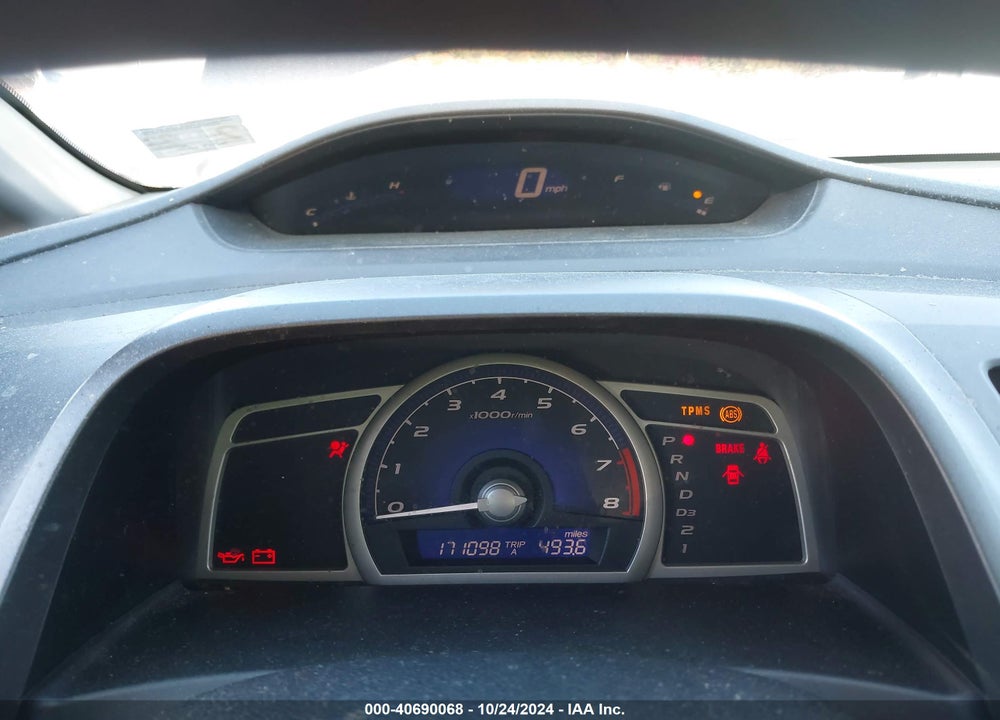 2009 HONDA CIVIC LX VIN: 2HGFA16549H527498