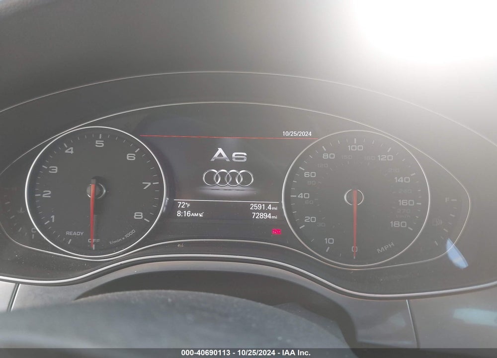 2016 AUDI A6 VIN: WAUGFAFC1GN083503