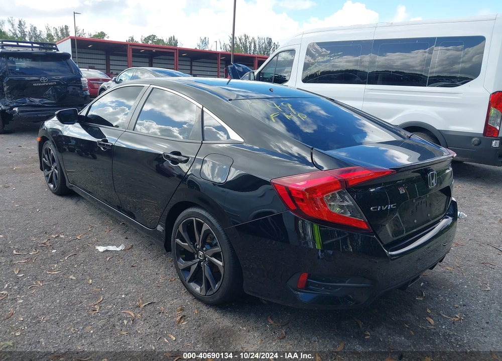 2020 HONDA CIVIC SPORT VIN: 2HGFC2F82LH591749