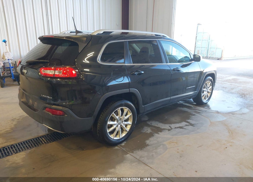 2016 JEEP CHEROKEE LIMITED VIN: 1C4PJMDB0GW261604