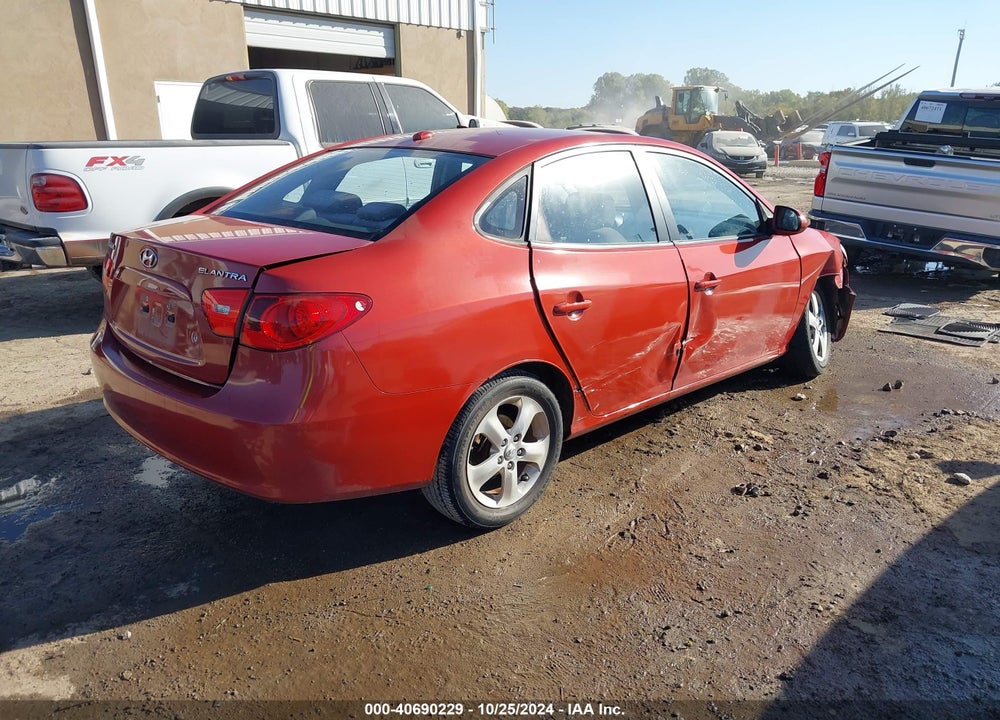 2008 HYUNDAI ELANTRA GLS/SE VIN: KMHDU46D78U510658