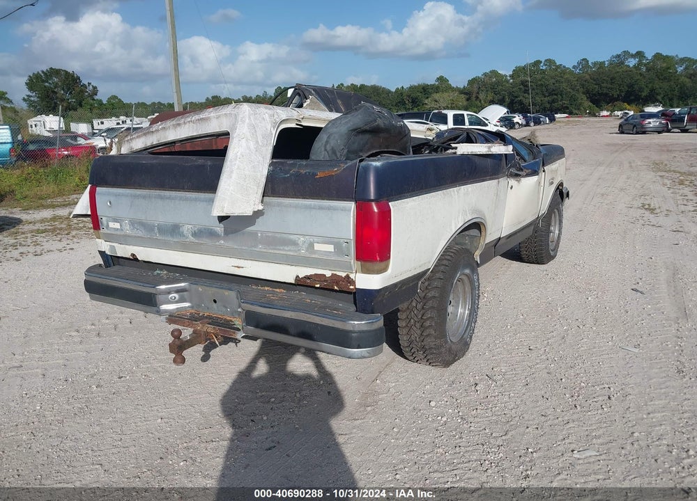 1989 FORD BRONCO U100 VIN: 1FMEU15H3KLA22716