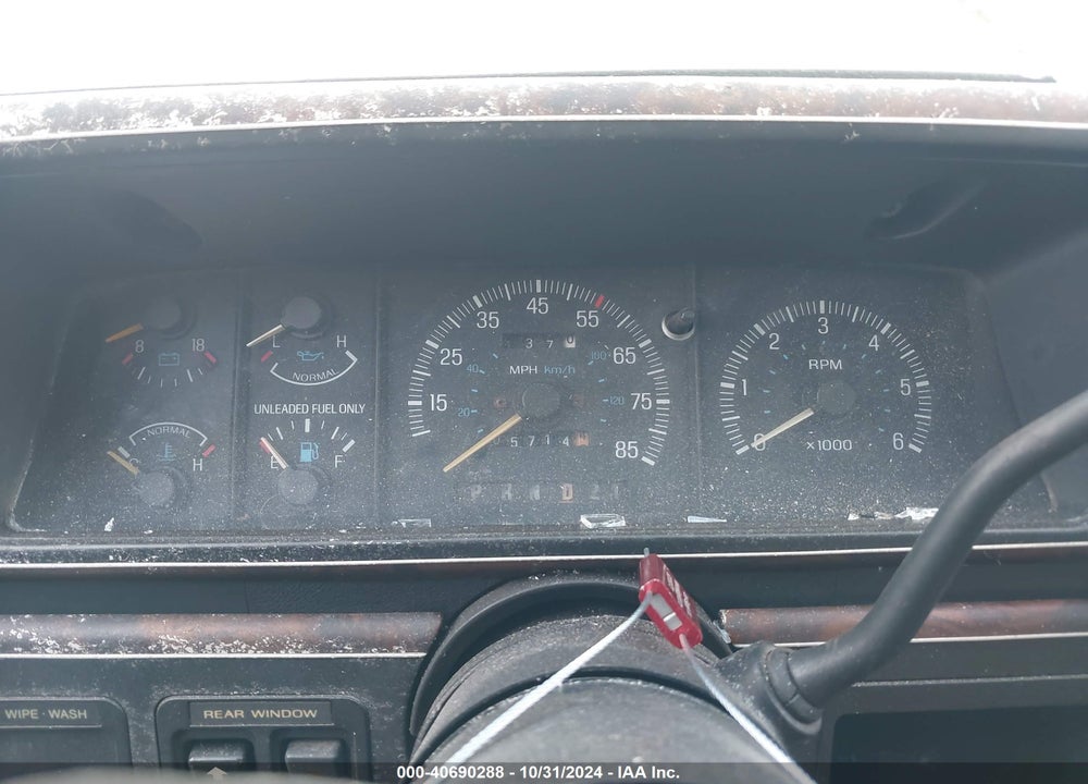 1989 FORD BRONCO U100 VIN: 1FMEU15H3KLA22716