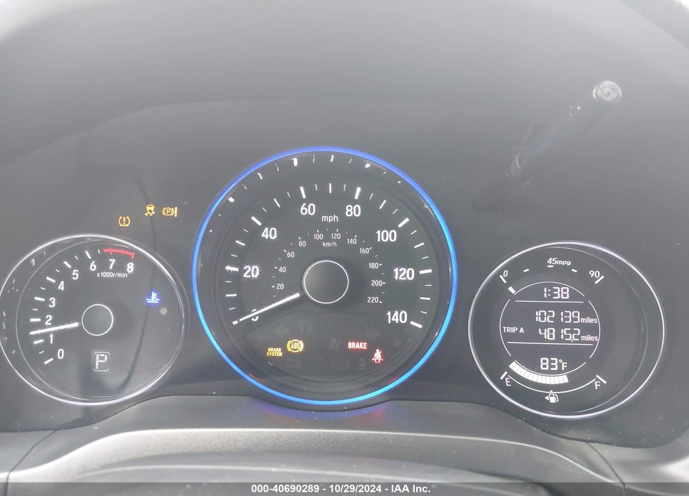 2017 HONDA HR-V EX-L VIN: 3CZRU6H75HM701846