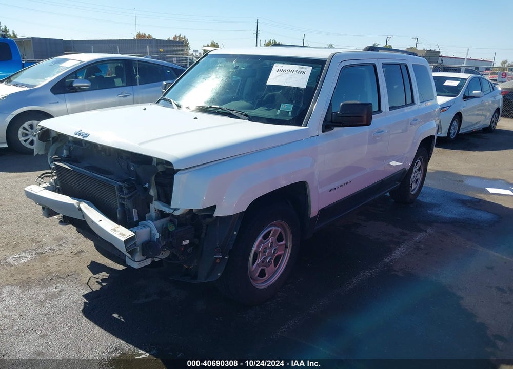 2016 JEEP PATRIOT SPORT VIN: 1C4NJPBA4GD641351