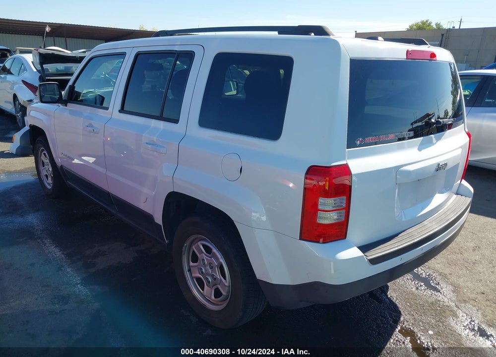 2016 JEEP PATRIOT SPORT VIN: 1C4NJPBA4GD641351
