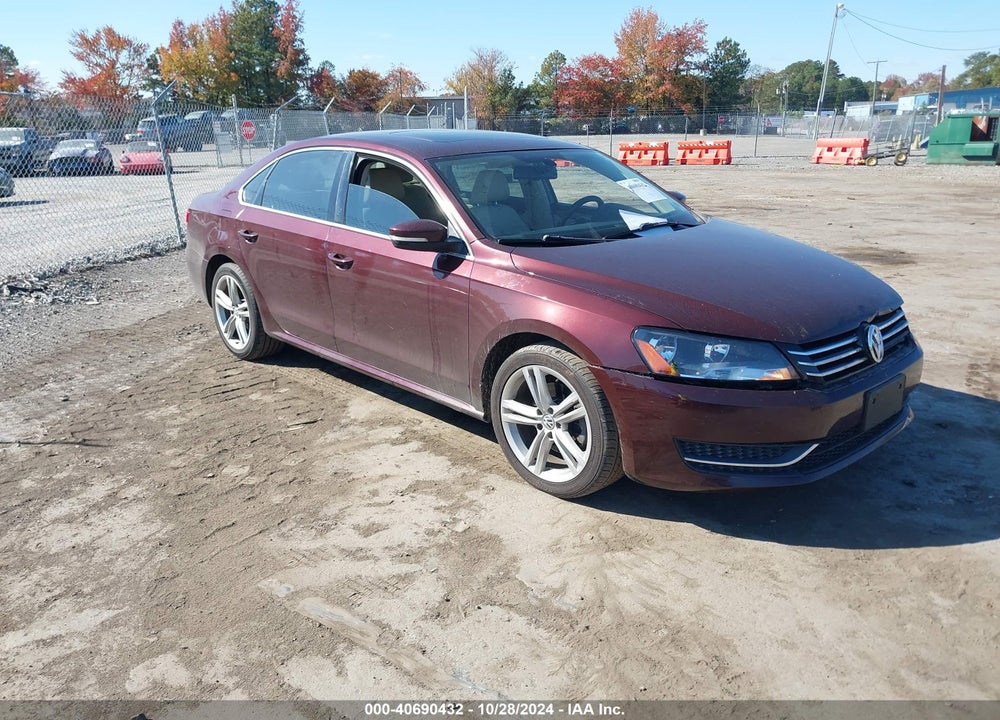 2014 VOLKSWAGEN PASSAT 1.8T SE VIN: 1VWBT7A37EC095340