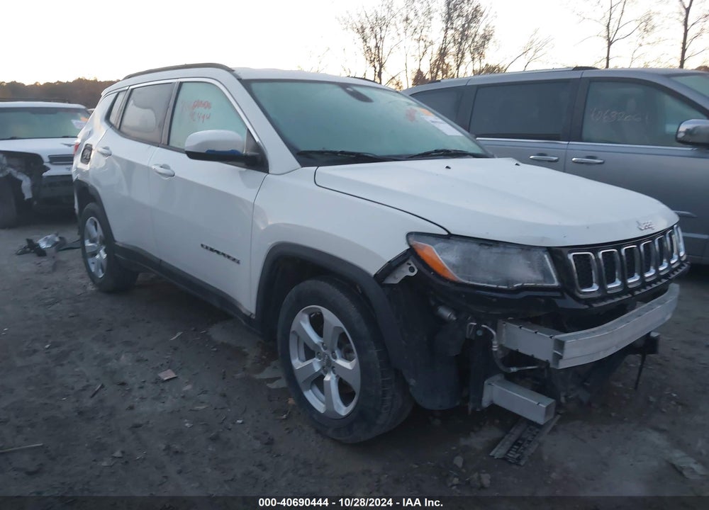 2019 JEEP COMPASS LATITUDE FWD VIN: 3C4NJCBB2KT640140
