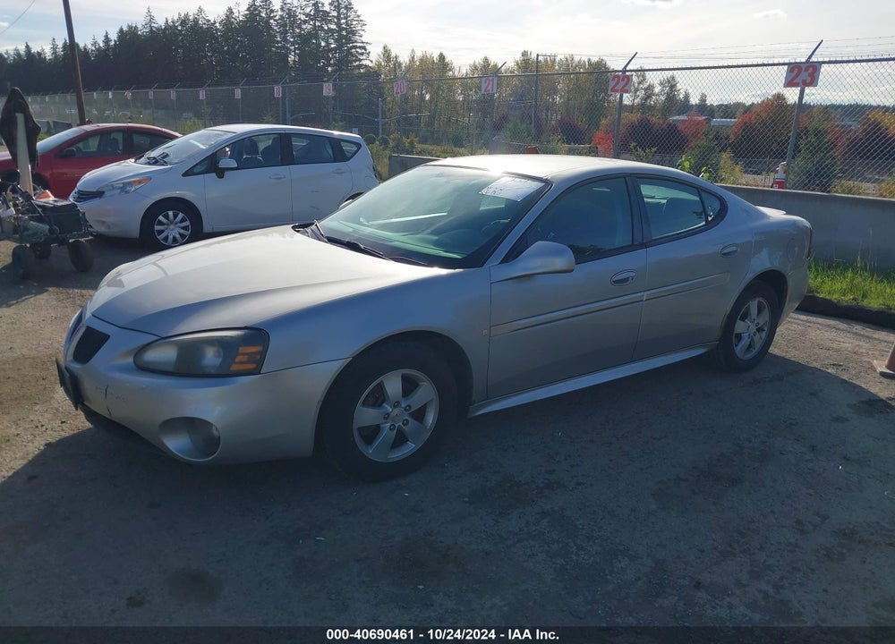 2008 PONTIAC GRAND PRIX VIN: 2G2WP552X81180086