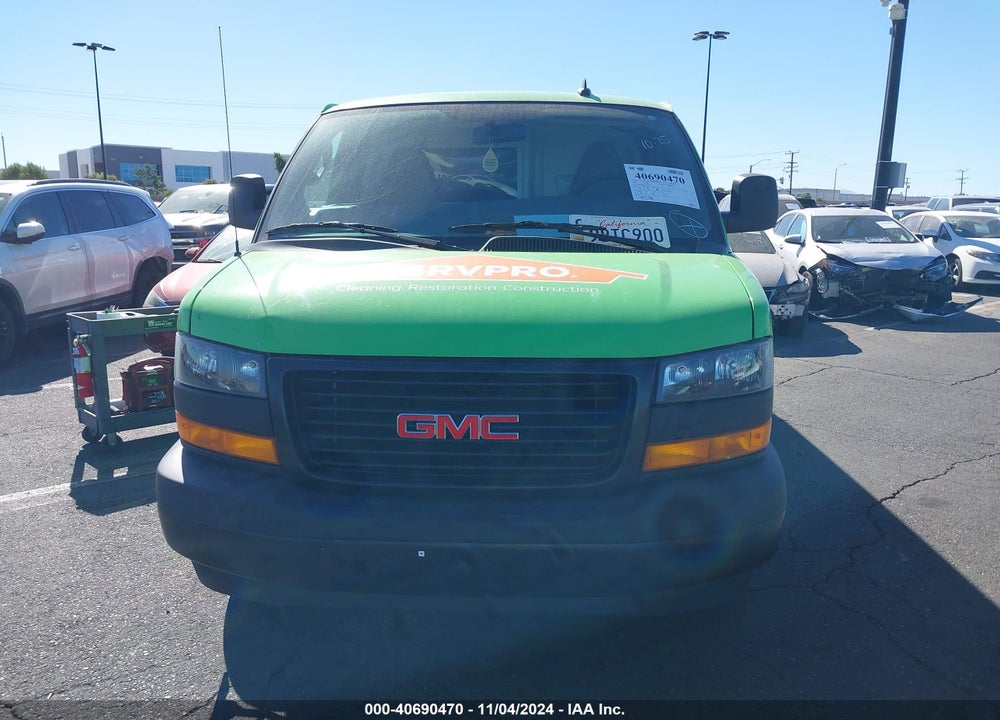 2022 GMC SAVANA CARGO RWD 3500 EXTENDED WHEELBASE WORK VAN VIN: 1GTZ7HFP4N1285535