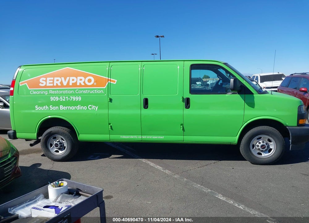 2022 GMC SAVANA CARGO RWD 3500 EXTENDED WHEELBASE WORK VAN VIN: 1GTZ7HFP4N1285535
