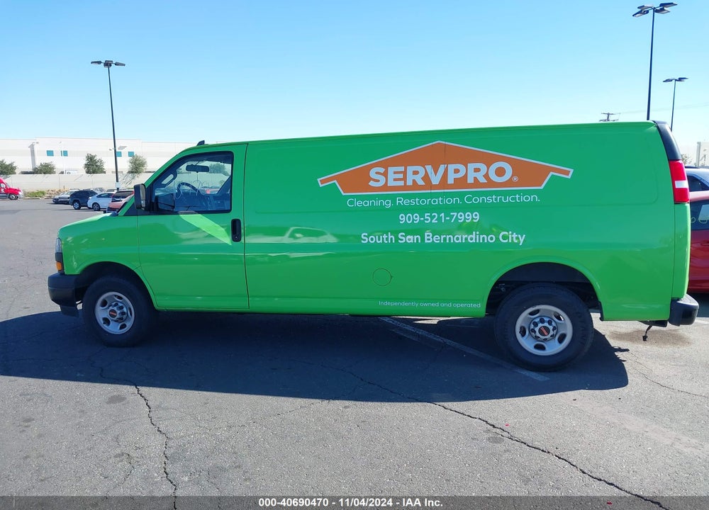 2022 GMC SAVANA CARGO RWD 3500 EXTENDED WHEELBASE WORK VAN VIN: 1GTZ7HFP4N1285535