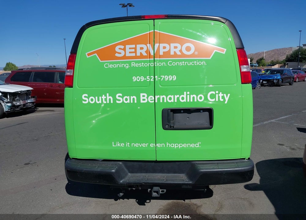 2022 GMC SAVANA CARGO RWD 3500 EXTENDED WHEELBASE WORK VAN VIN: 1GTZ7HFP4N1285535