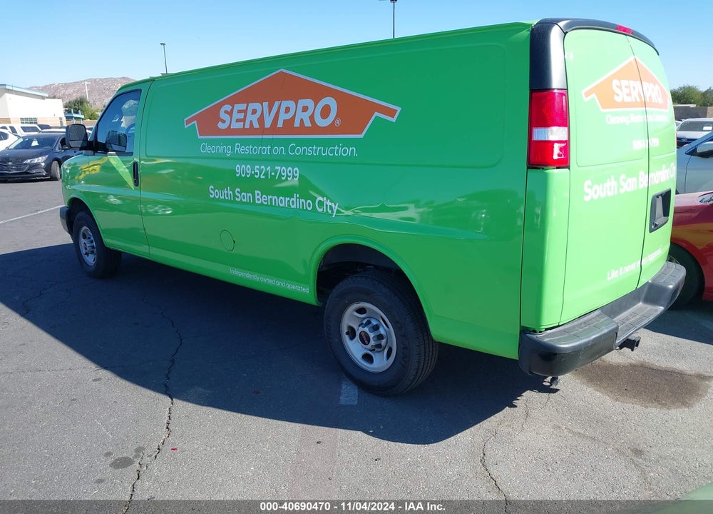 2022 GMC SAVANA CARGO RWD 3500 EXTENDED WHEELBASE WORK VAN VIN: 1GTZ7HFP4N1285535