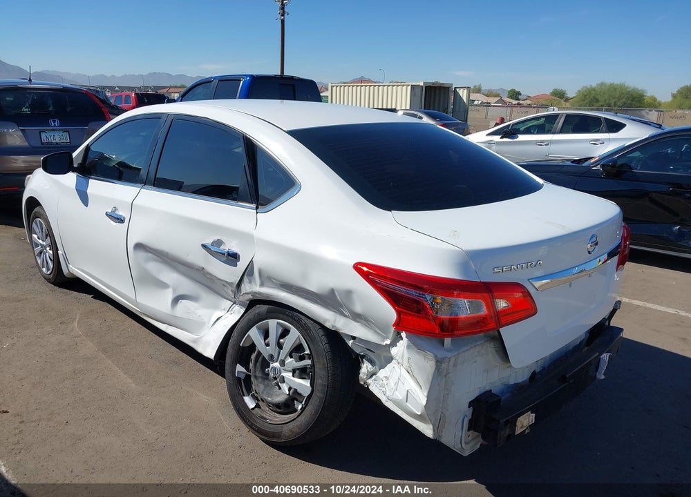 2016 NISSAN SENTRA S VIN: 3N1AB7AP8GY291093