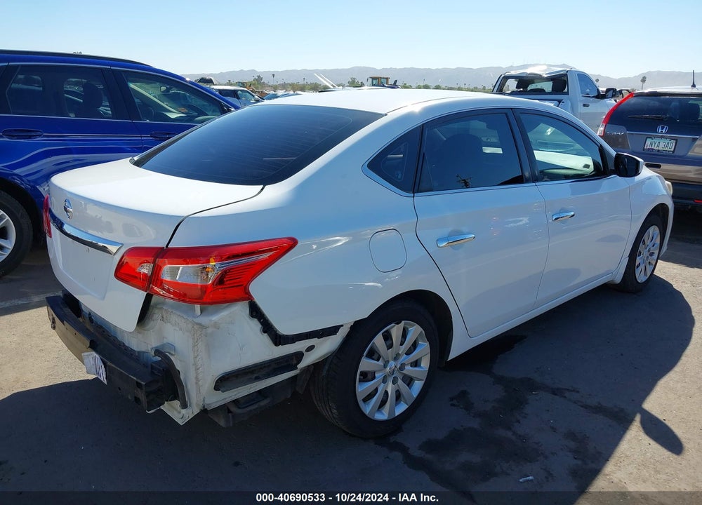 2016 NISSAN SENTRA S VIN: 3N1AB7AP8GY291093