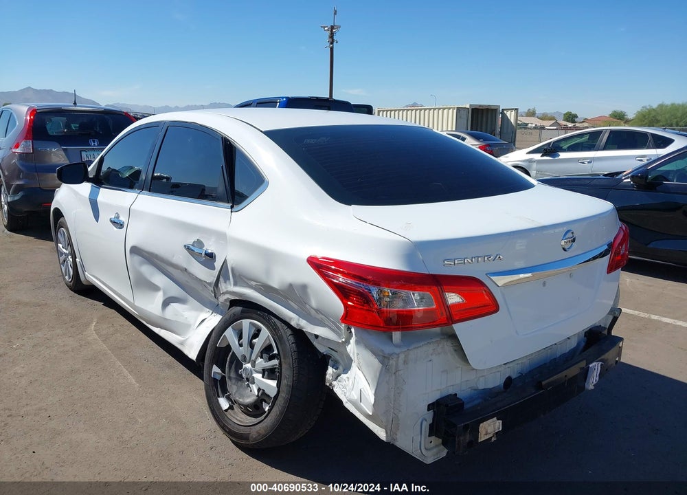 2016 NISSAN SENTRA S VIN: 3N1AB7AP8GY291093