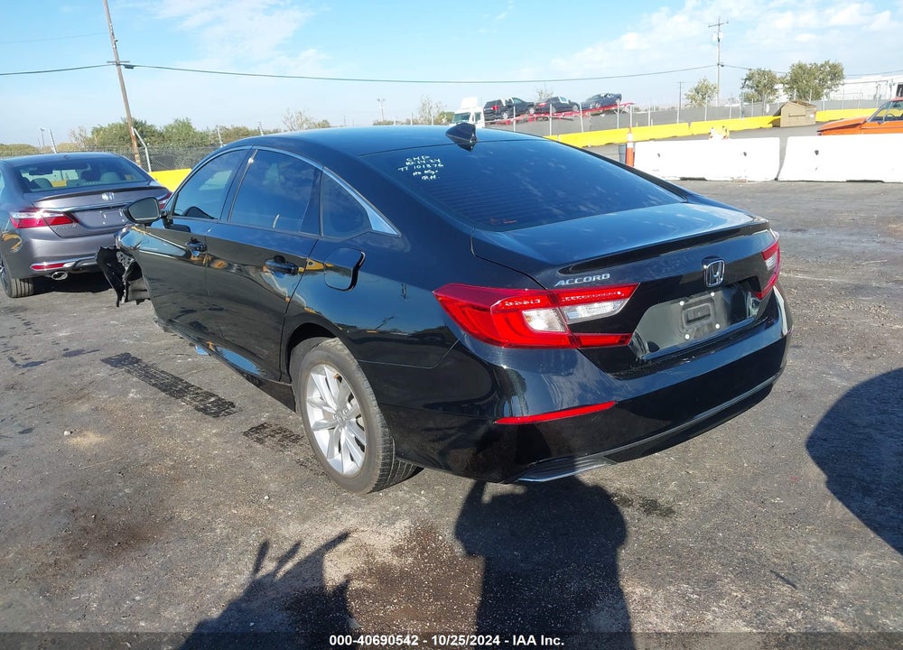 2021 HONDA ACCORD VIN: 1HGCV1F13MA033337
