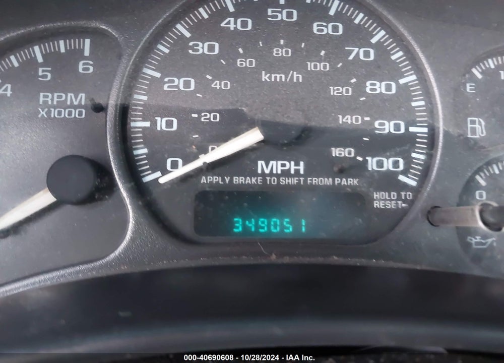 2002 CHEVROLET SILVERADO 1500HD LS VIN: 1GCGC13U72F127841