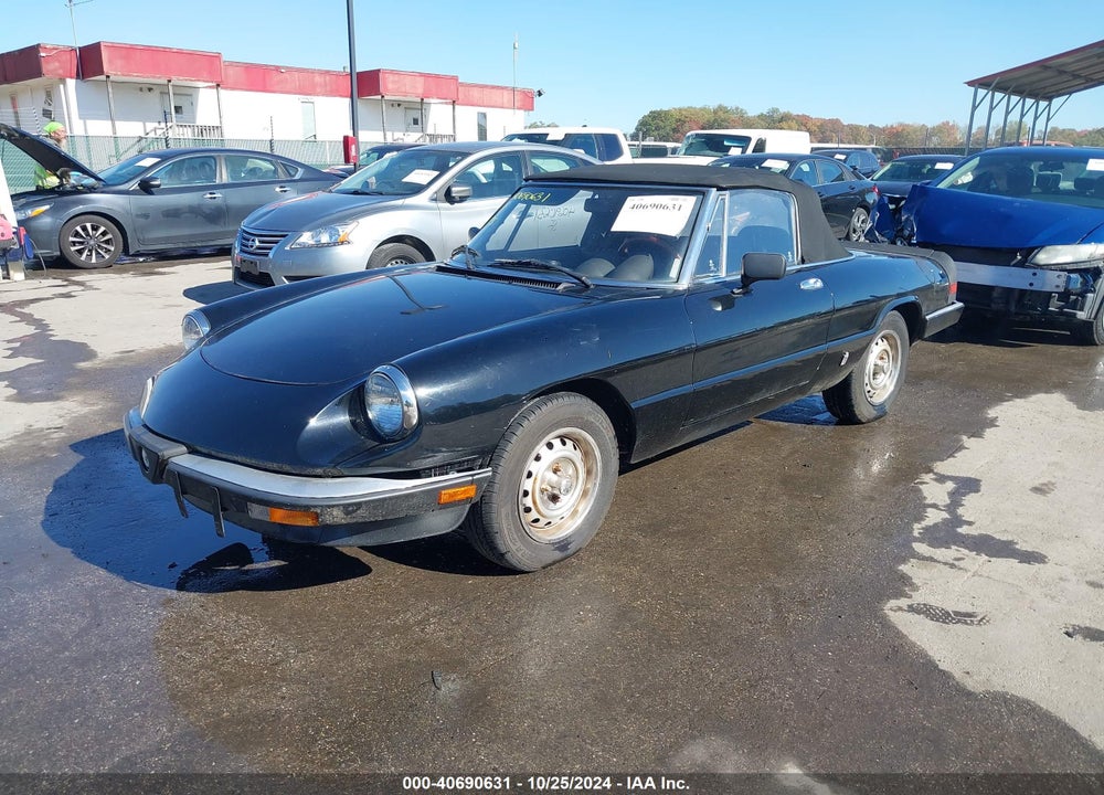 1985 ALFA ROMEO VELOCE 2000 SPIDER VIN: ZARBA5U1XF1023123