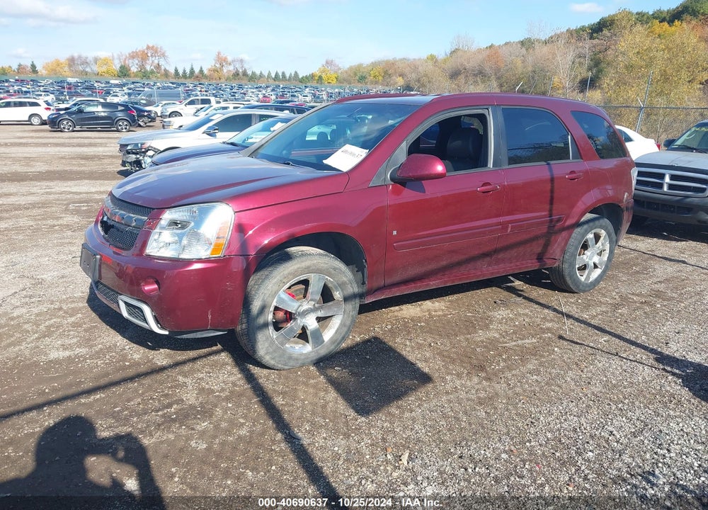 2008 CHEVROLET EQUINOX SPORT VIN: 2CNDL937086070151