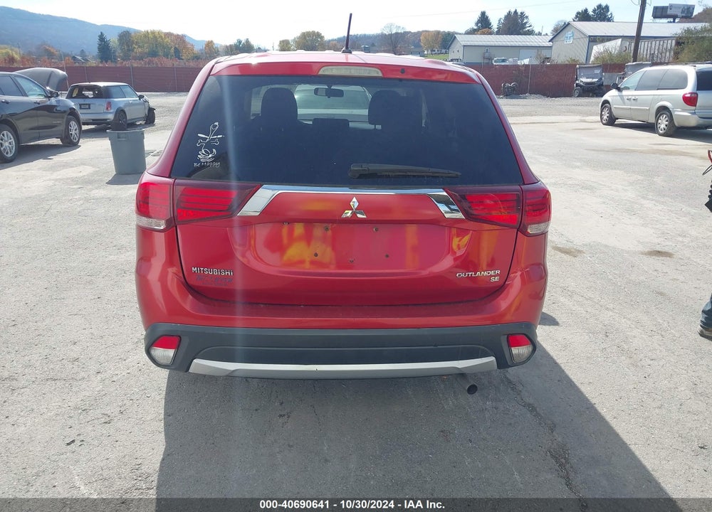 2016 MITSUBISHI OUTLANDER SE VIN: JA4AZ3A35GZ002492