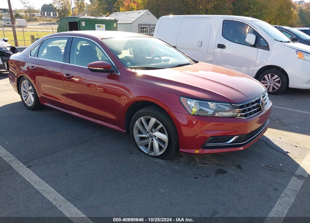 2018 VOLKSWAGEN PASSAT 2.0T SE VIN: 1VWBA7A32JC012249