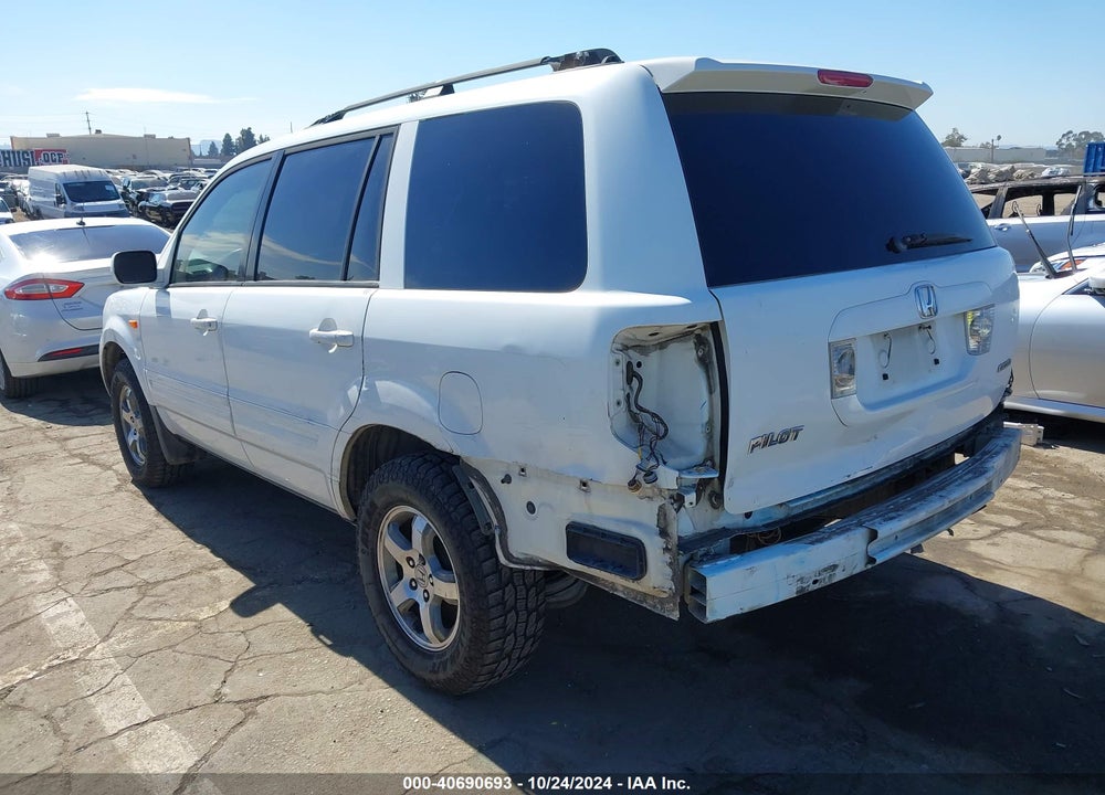 2008 HONDA PILOT EX-L VIN: 5FNYF18558B007823