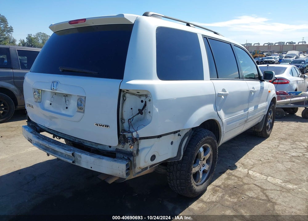 2008 HONDA PILOT EX-L VIN: 5FNYF18558B007823