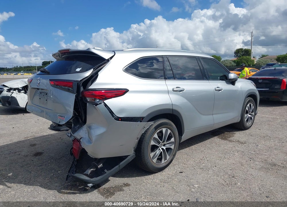 2021 TOYOTA HIGHLANDER XLE VIN: 5TDGZRAH2MS049717