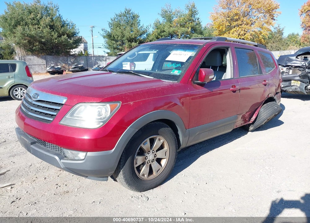 2009 KIA BORREGO EX V6 VIN: KNDJH741595036159