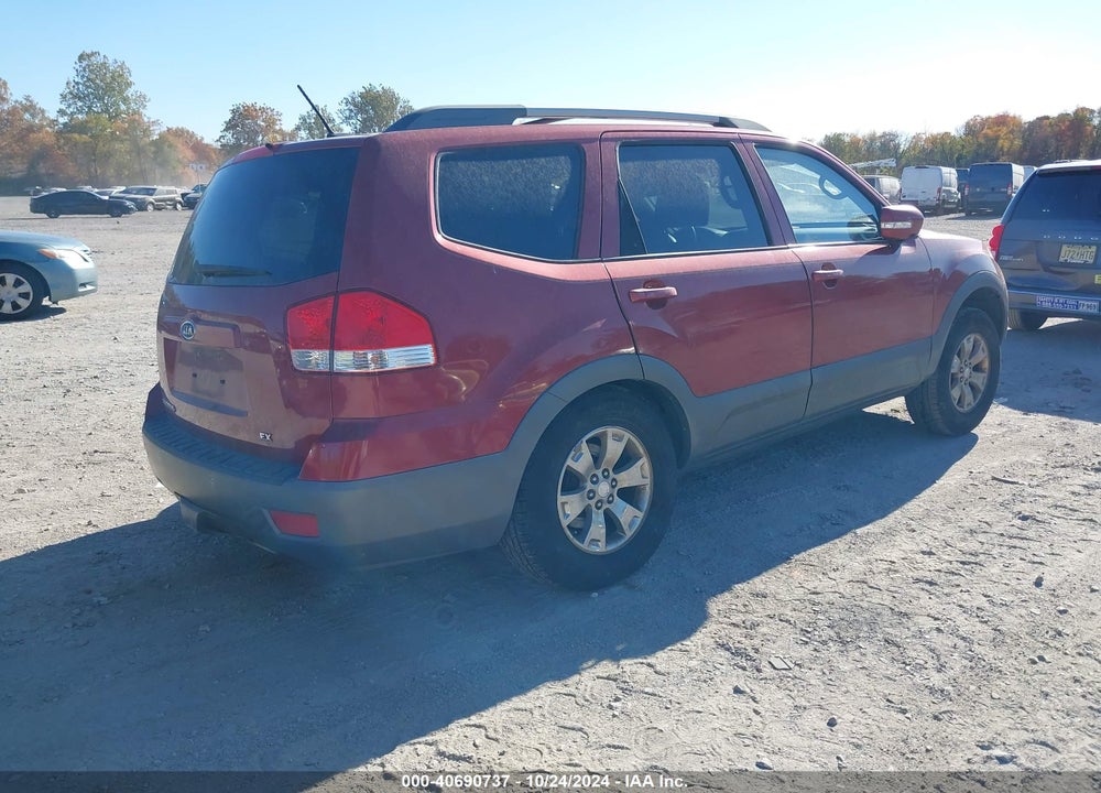 2009 KIA BORREGO EX V6 VIN: KNDJH741595036159