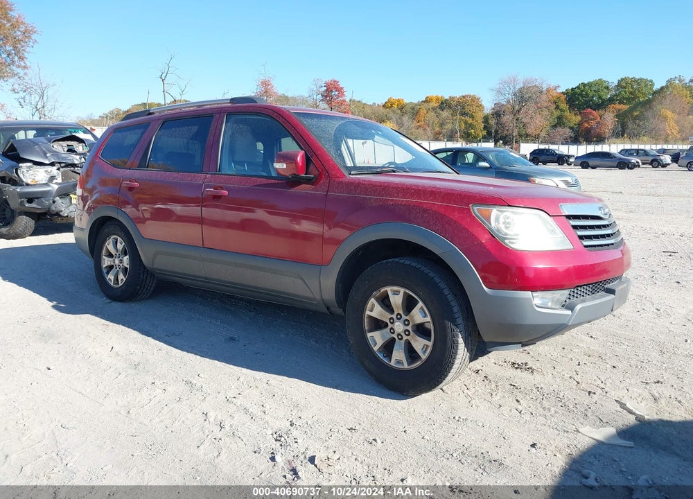 2009 KIA BORREGO EX V6 VIN: KNDJH741595036159