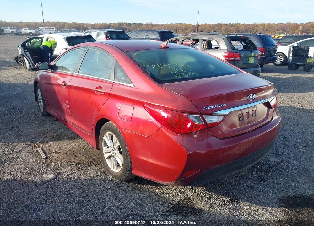 2014 HYUNDAI SONATA GLS VIN: 5NPEB4AC3EH882436