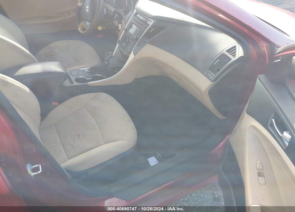 2014 HYUNDAI SONATA GLS VIN: 5NPEB4AC3EH882436