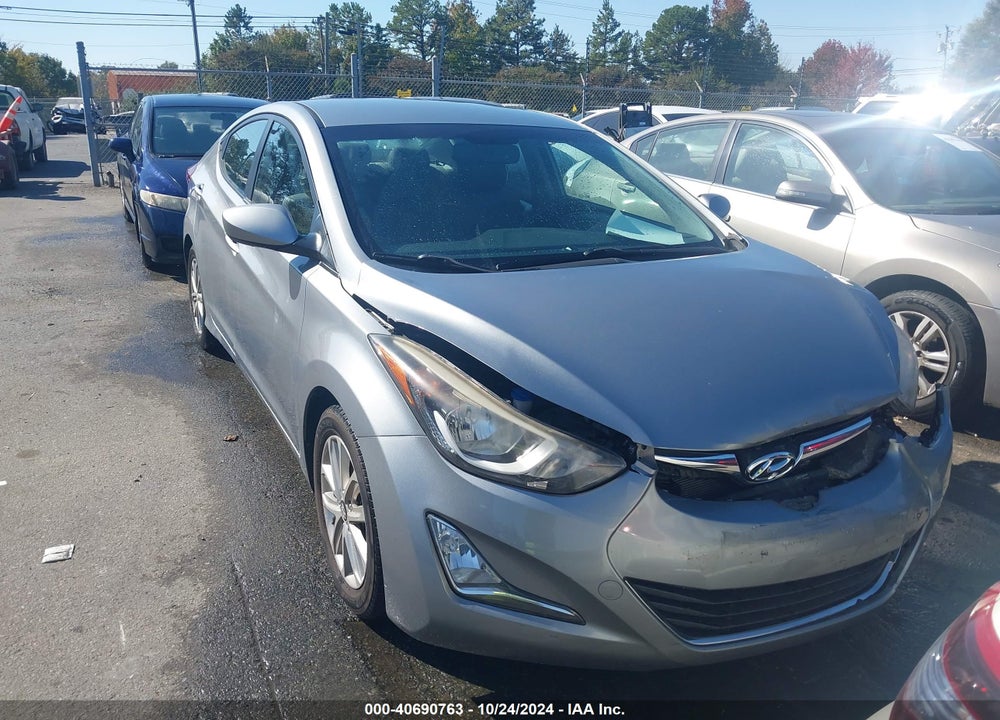 2015 HYUNDAI ELANTRA SE VIN: KMHDH4AE9FU420512